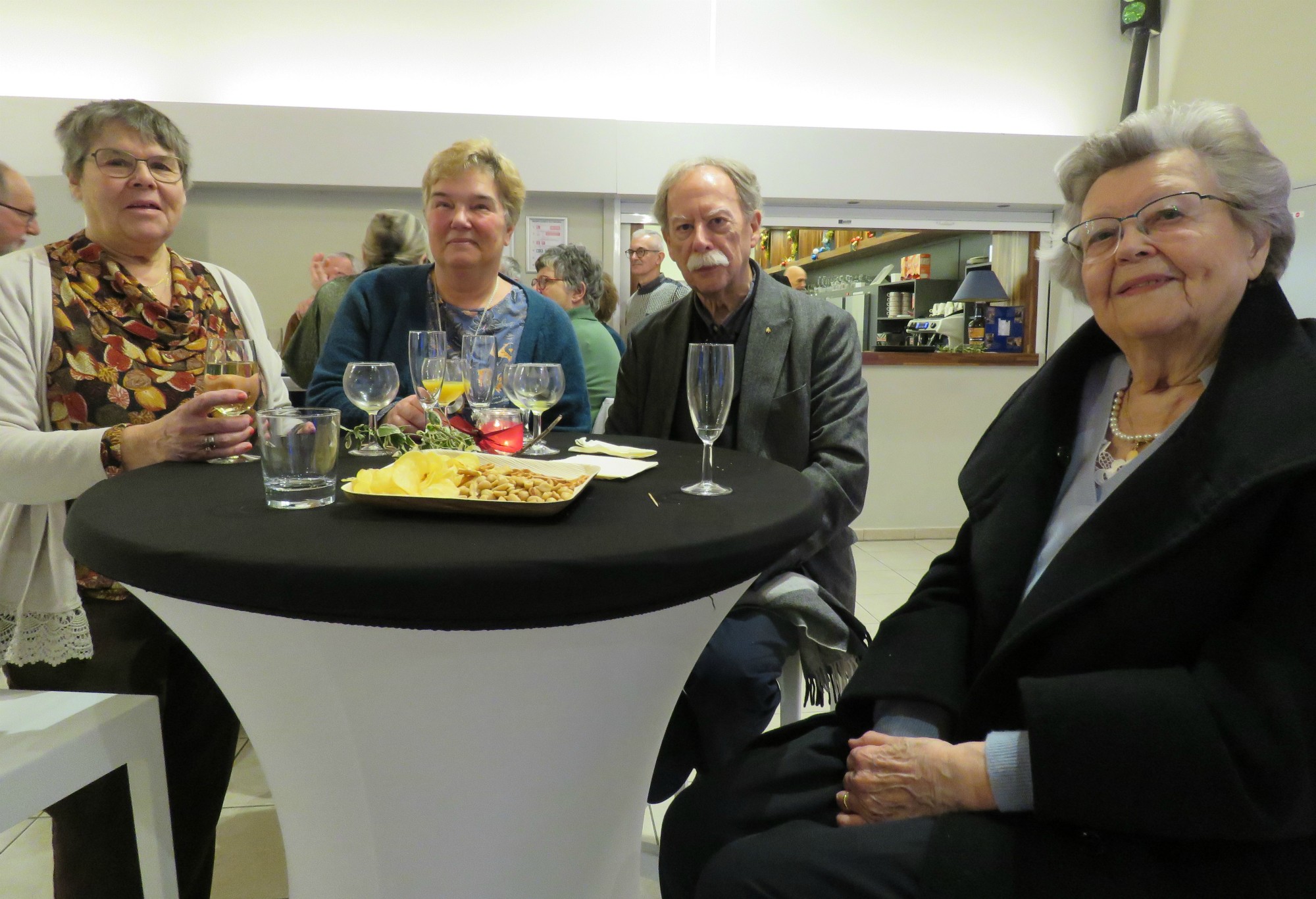De drie organisten: Magd Winnepenninckx, Myriam Baert en Joannes Thuy